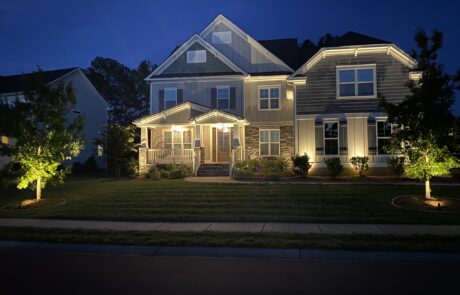 Tree and front landscape Lighting in Charlotte NC Tree and front landscape Lighting in Charlotte NC
